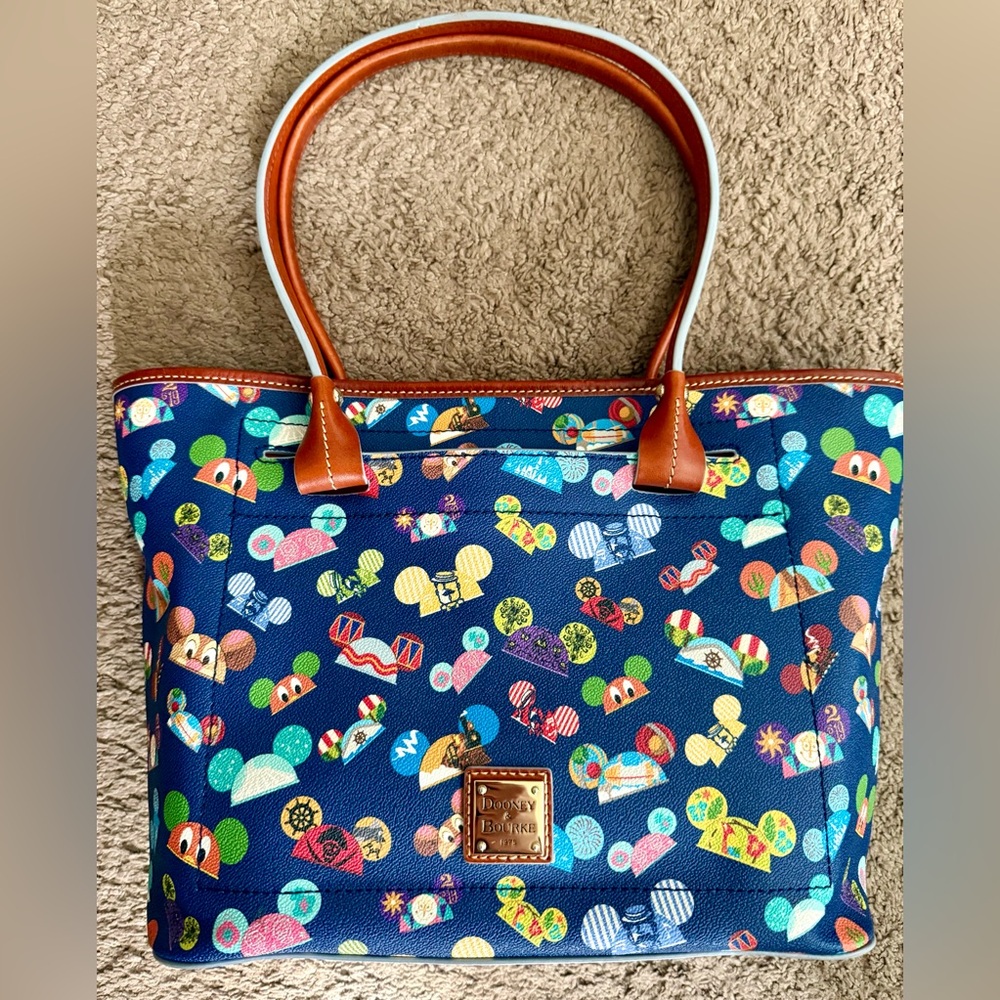 Dooney & Bourke Colorful Mickey Mouse Head Tote/Purse